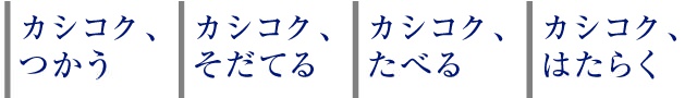今後の＜カシコク、くらす＞スタイル